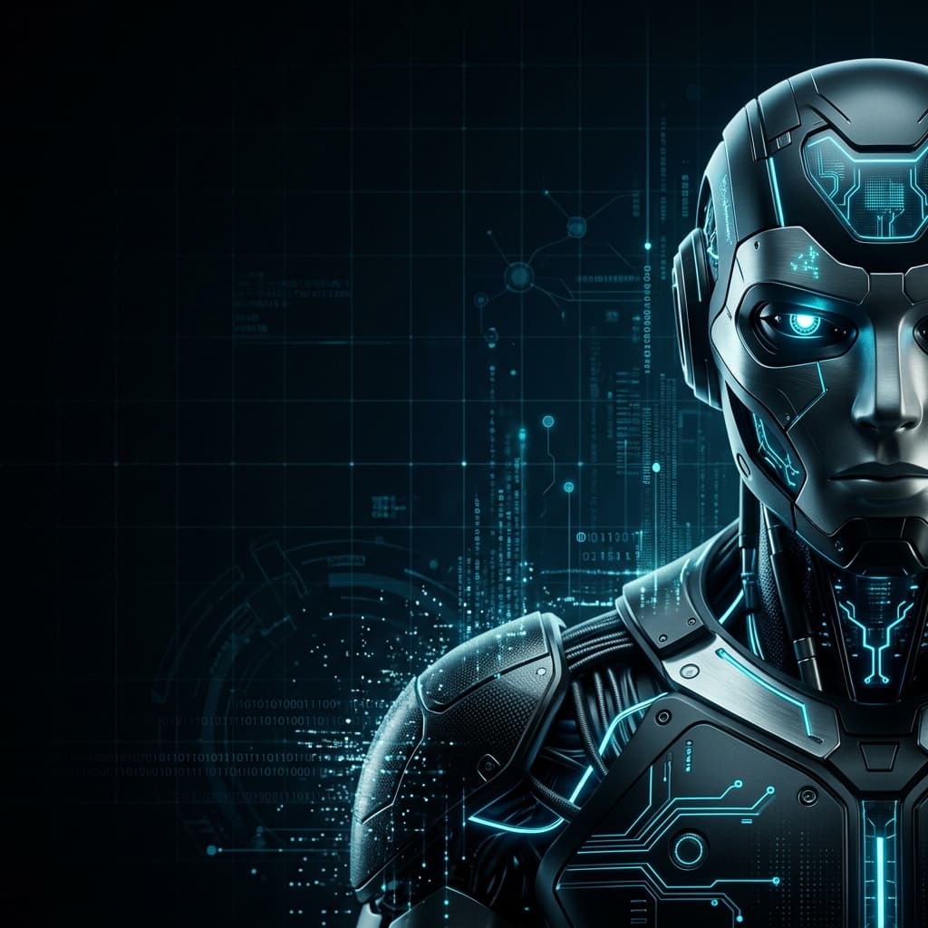 AI Robot Background
