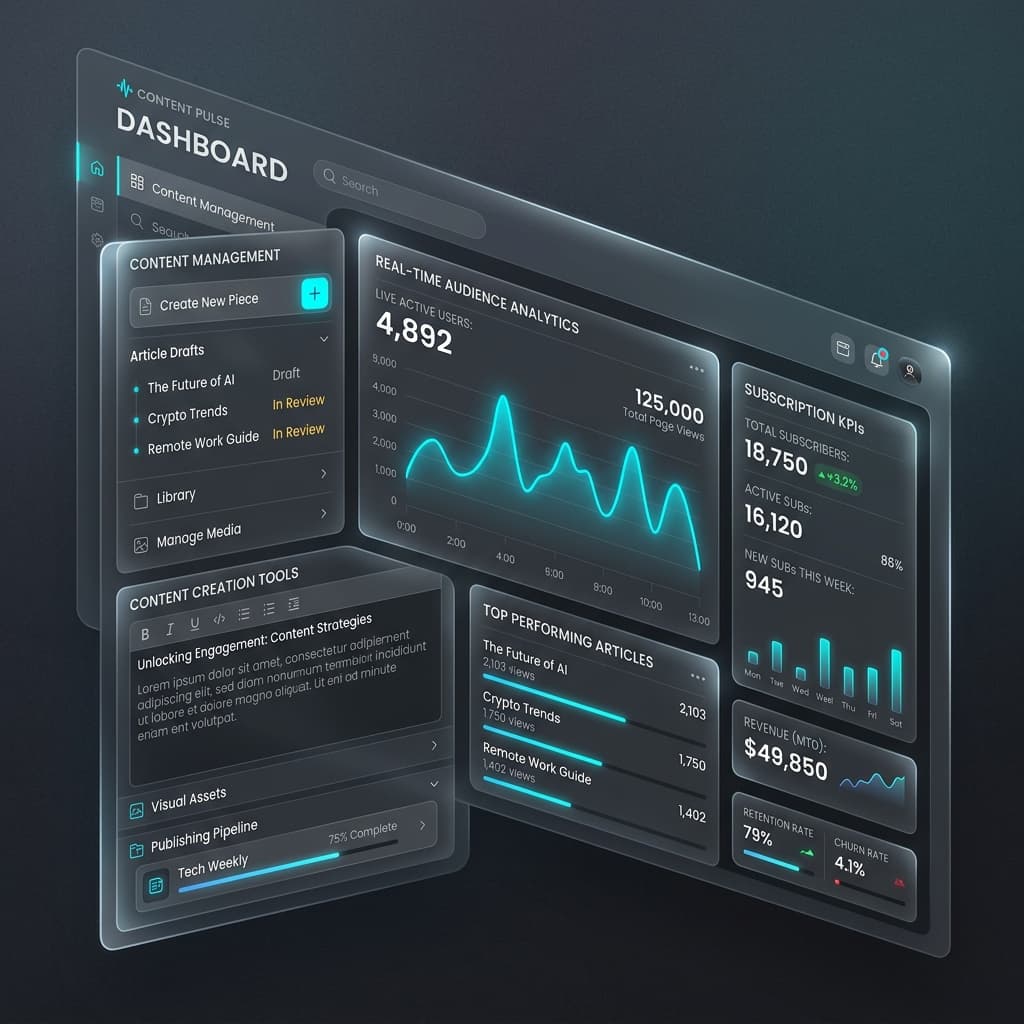 Digital Publishing Software Mockup